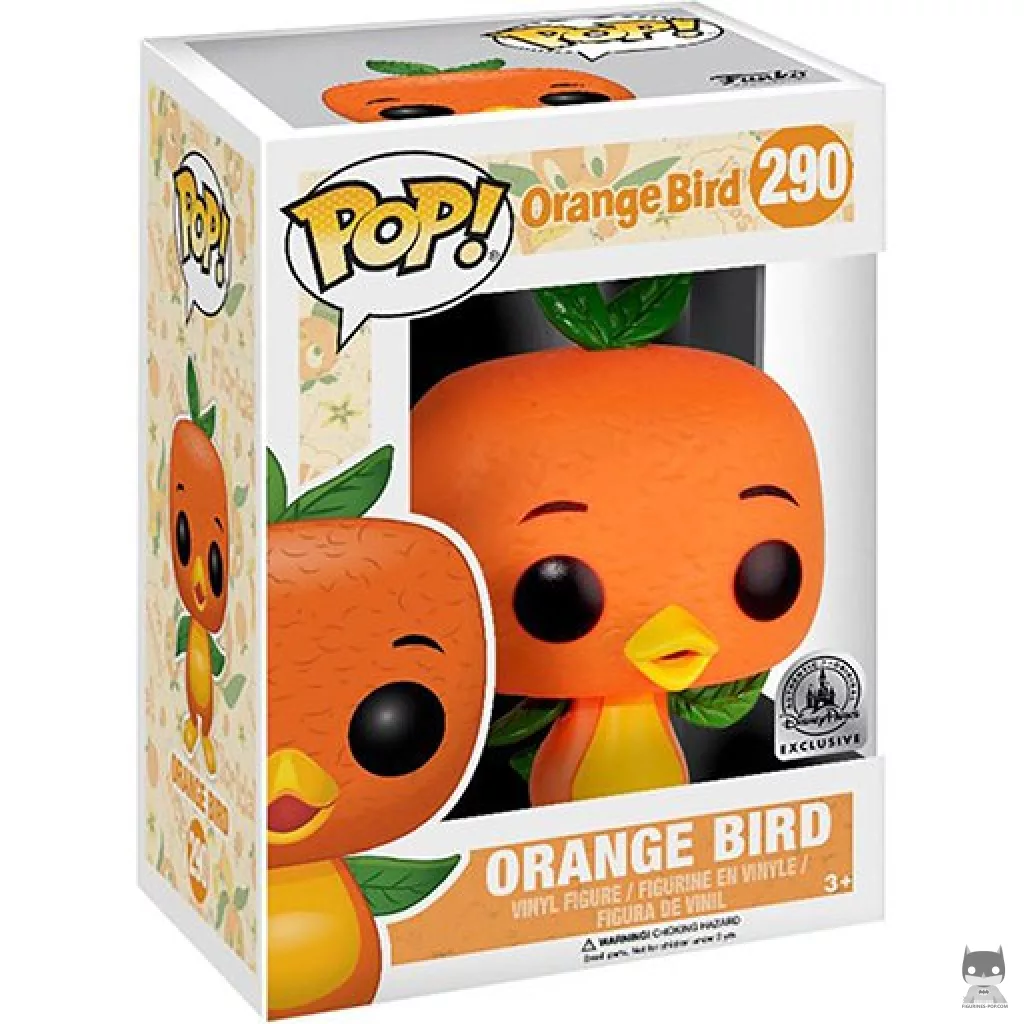 Orange Bird Funko Pop! figure in its box