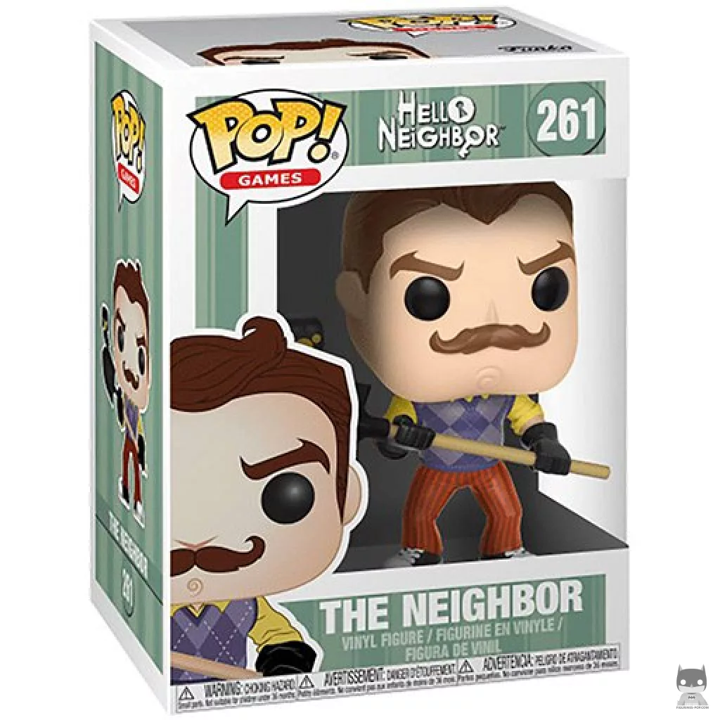 The Neighbor Funko Pop! figure in its box
