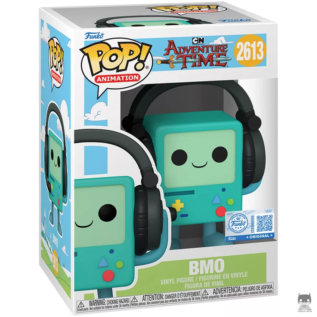 BMO with Headphones Funko Pop! figure in its box
