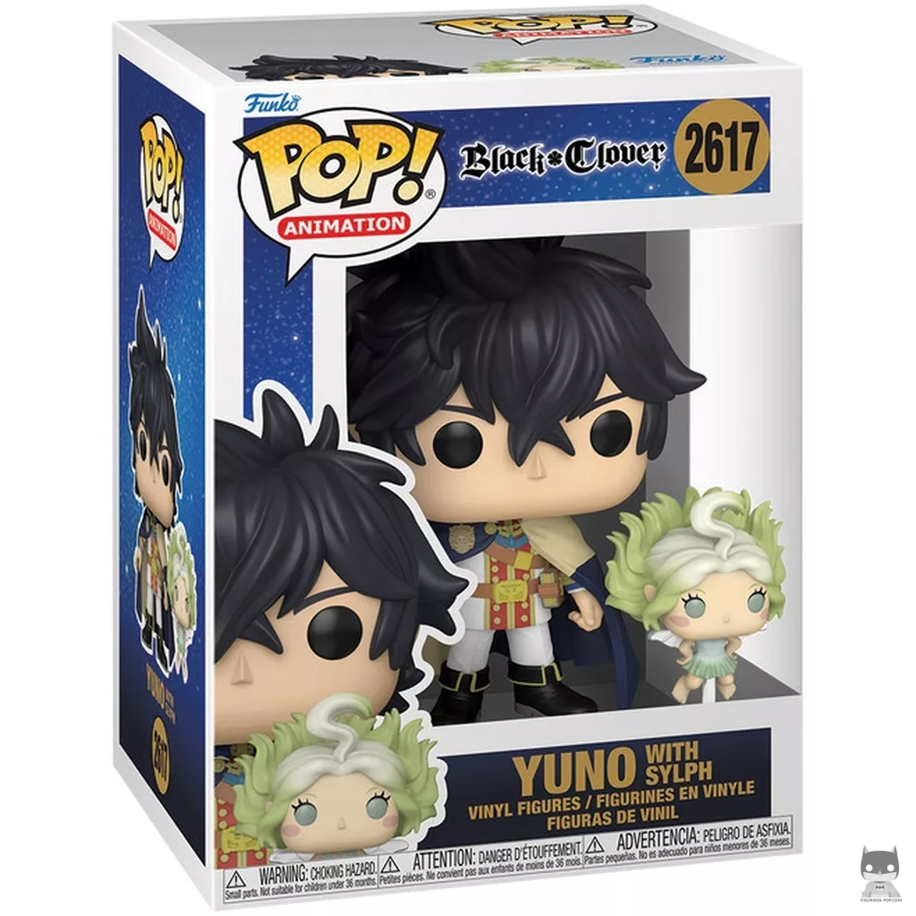 Yuno with Sylph Funko Pop! figure in its box