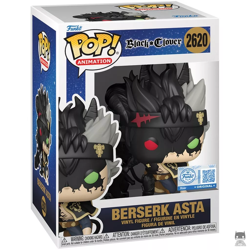 Berserk Asta Funko Pop! figure in its box