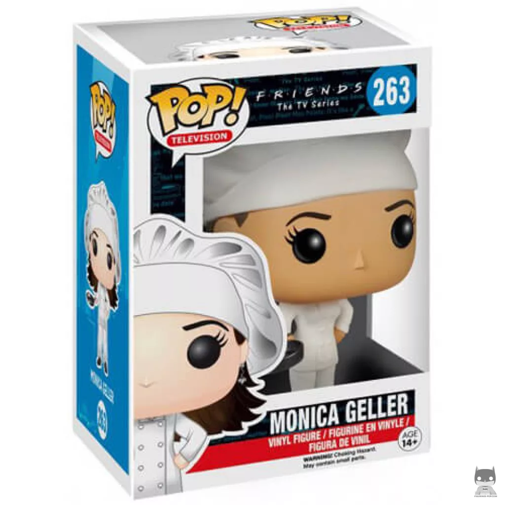 Monica Geller Funko Pop! figure in its box