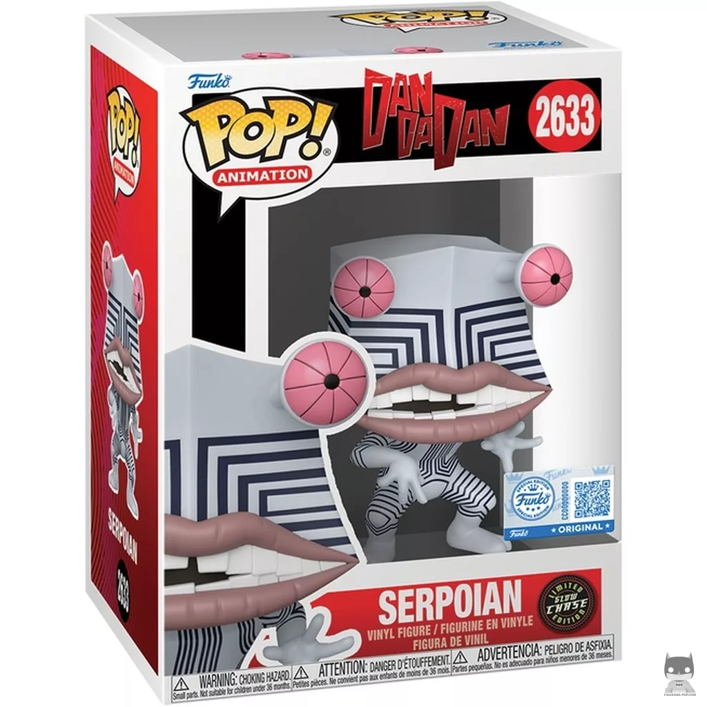 Serpoian (Chase & Glow in the Dark) Funko Pop! figure in its box