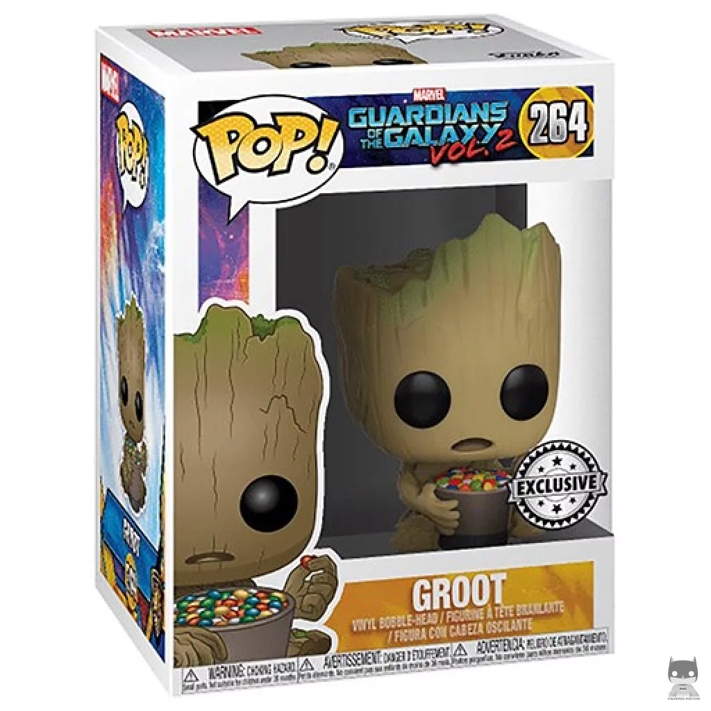 Groot (with Candy Bowl) Funko Pop! figure in its box