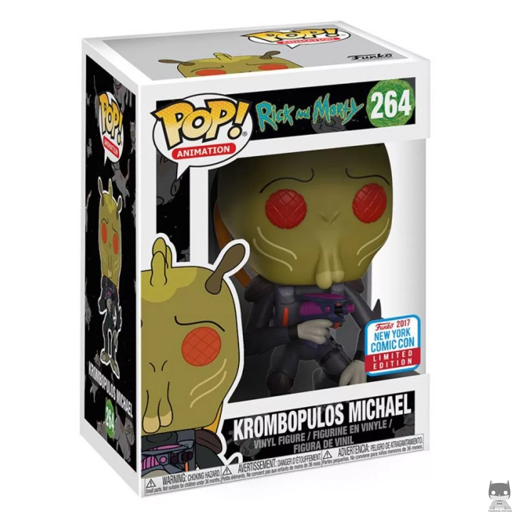 Krombopulos Michael Funko Pop! figure in its box