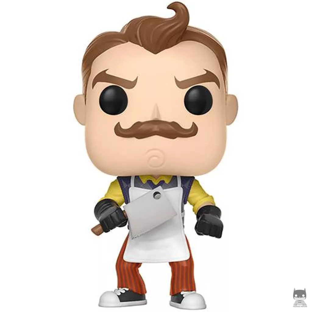 The Neighbor with apron & cleaver Funko Pop! figure (Hello Neighbor)