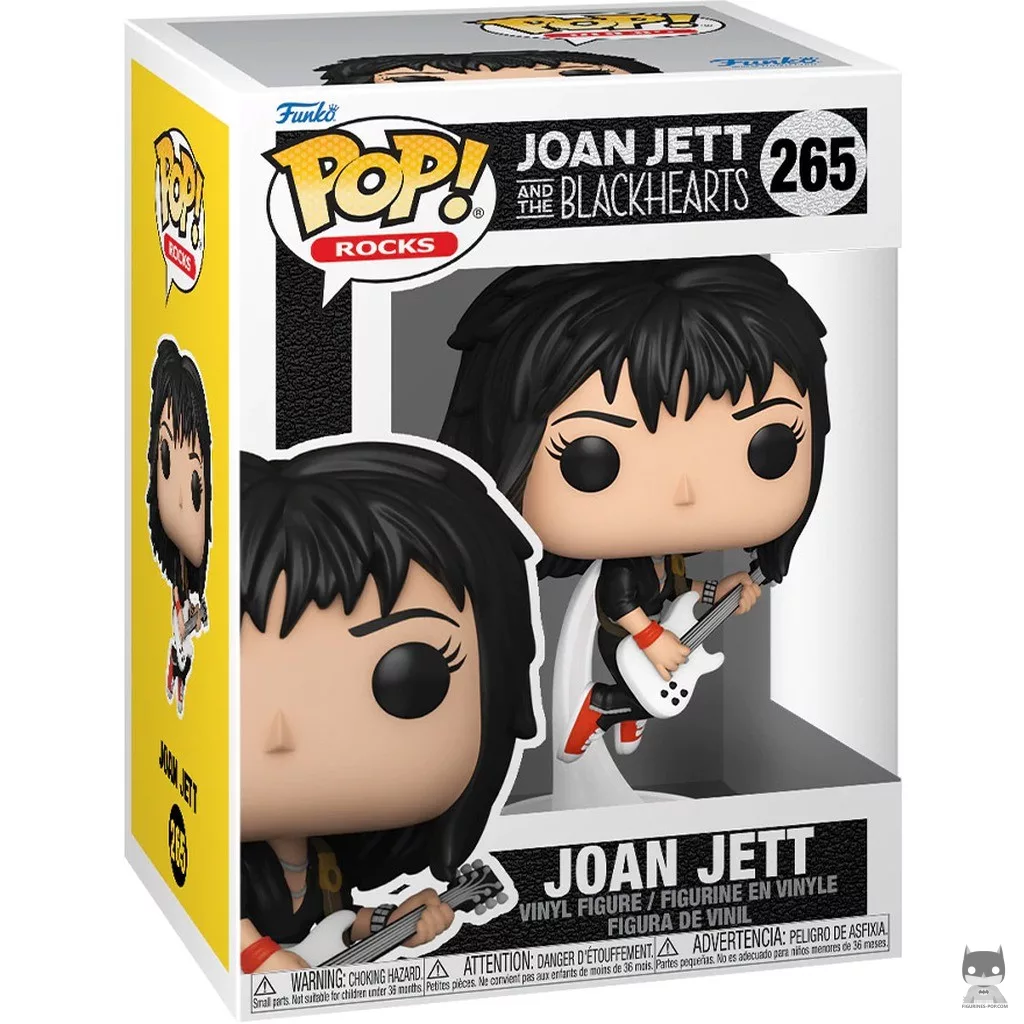 Joan Jett Funko Pop! figure in its box