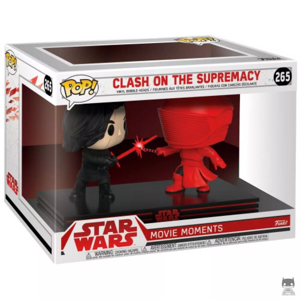 Clash on the Supremacy (Kylo & Praetorian Guard) Funko Pop! figure in its box