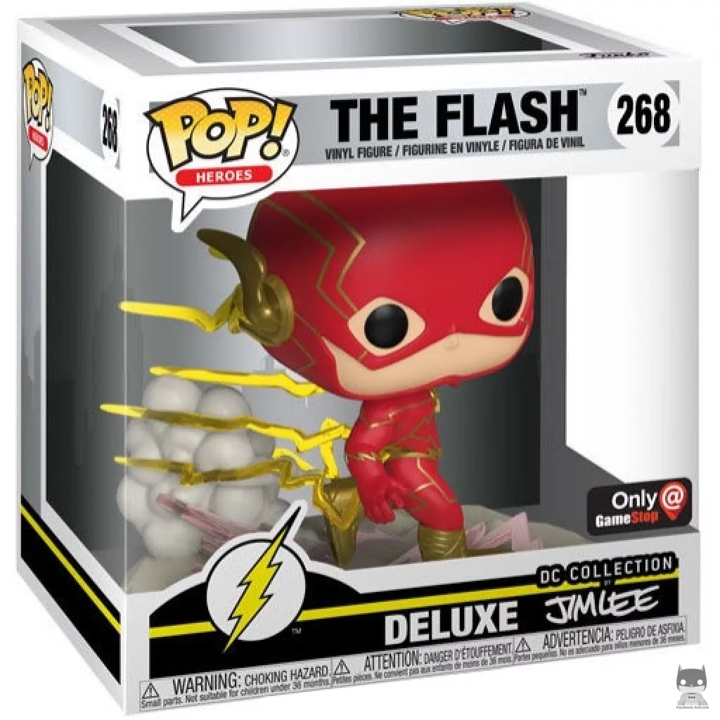 The Flash Funko Pop! figure in its box