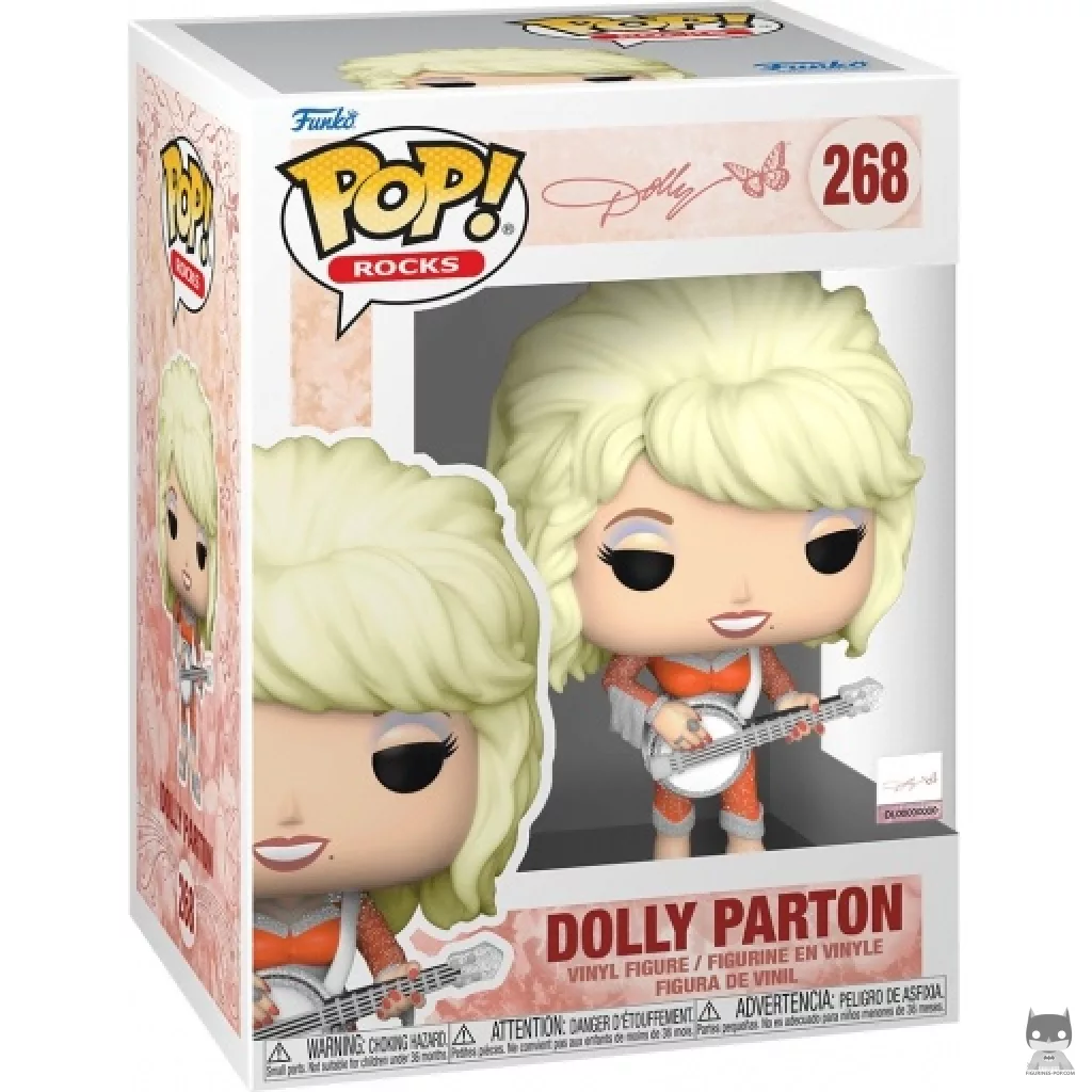 Dolly Parton (Glastonbury 2014) Funko Pop! figure in its box
