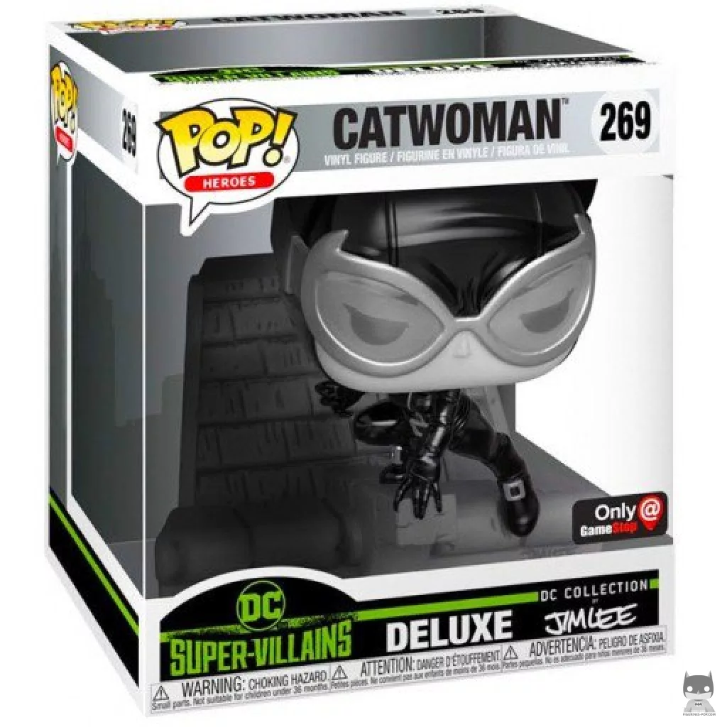 Catwoman (Black & White) Funko Pop! figure in its box