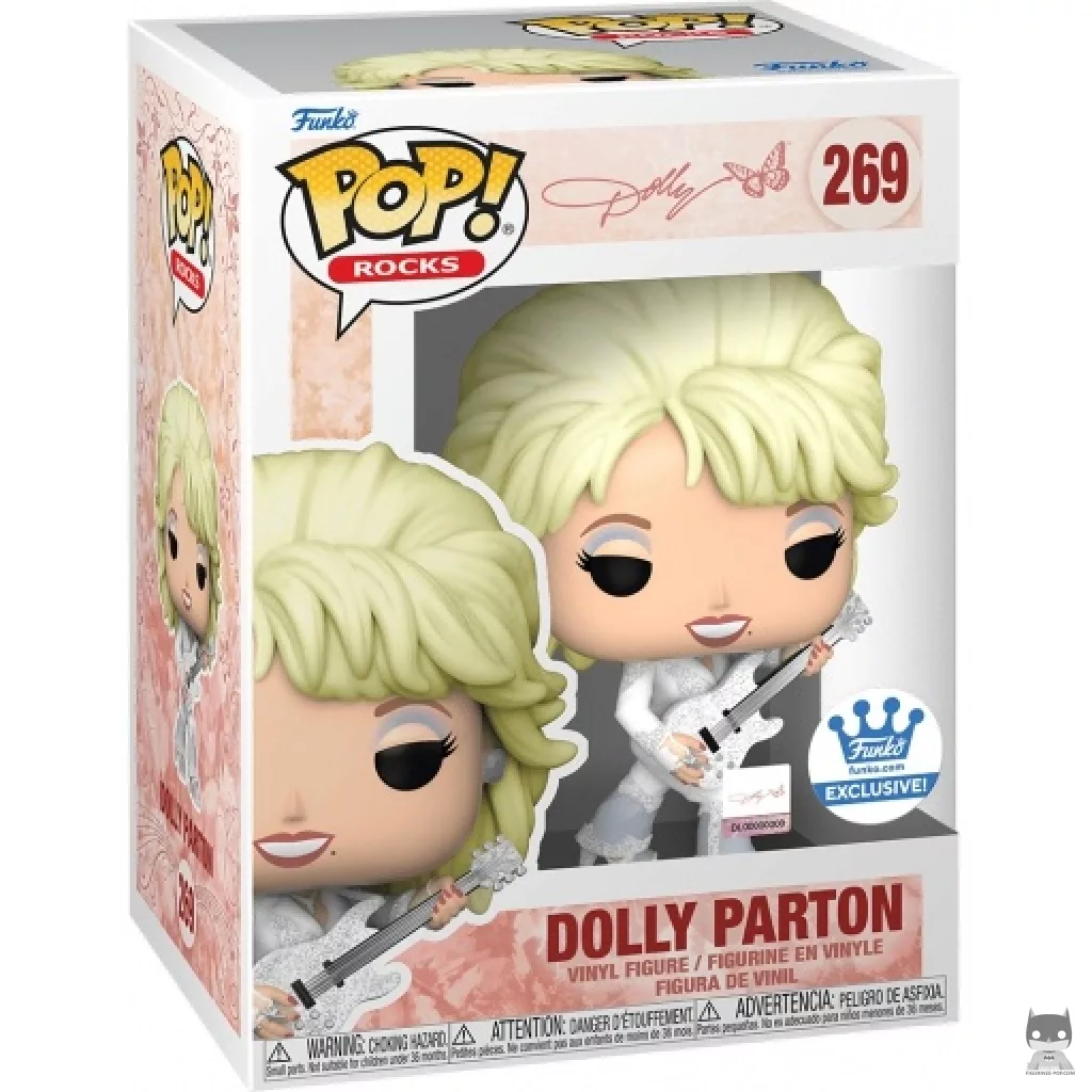 Dolly Parton Funko Pop! figure in its box