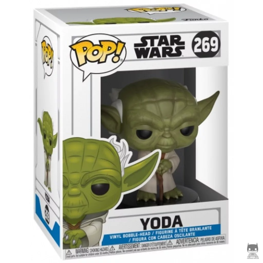Yoda Funko Pop! figure in its box