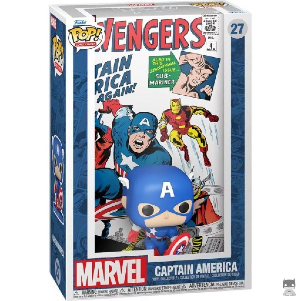 Captain America Funko Pop! figure in its box