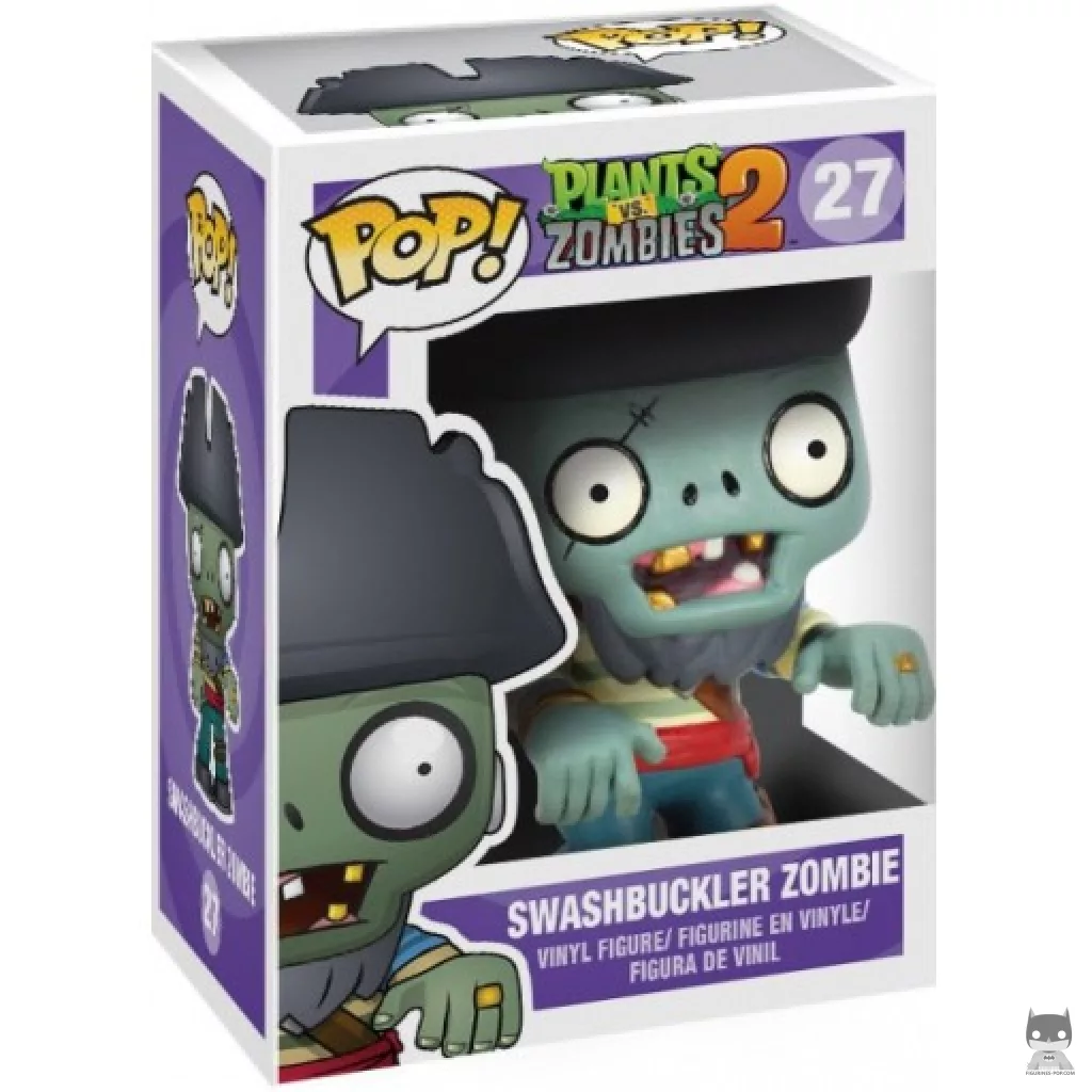 Swashbuckler Zombie Funko Pop! figure in its box