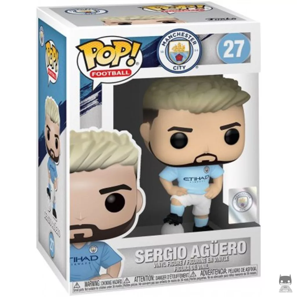 Sergio Aguero (Manchester City) Funko Pop! figure in its box