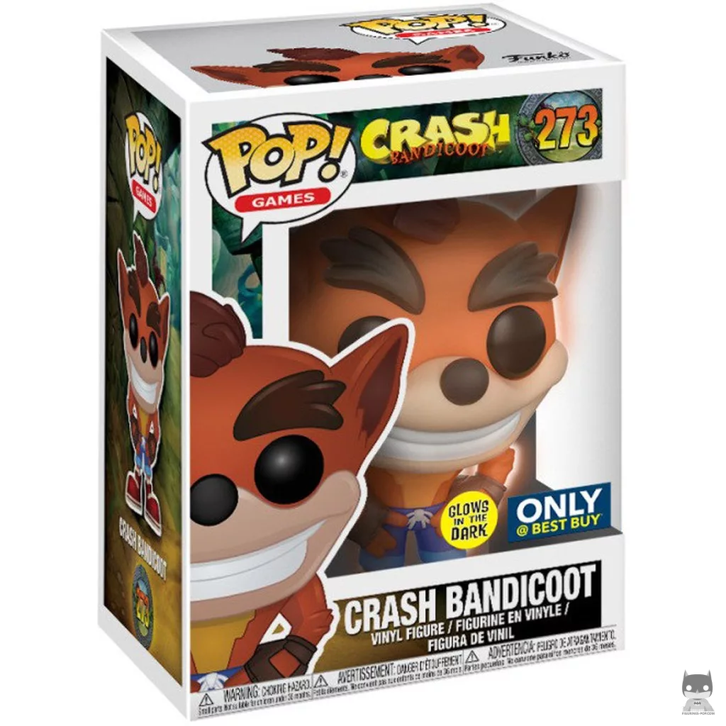 Crash Bandicoot Funko Pop! figure in its box
