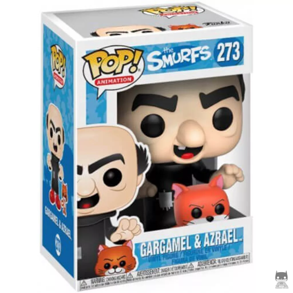 Gargamel with Azrael Funko Pop! figure in its box