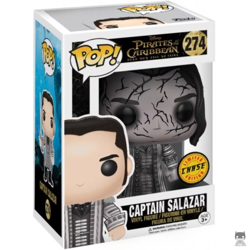 Captain Salazar (Chase) Funko Pop! figure in its box