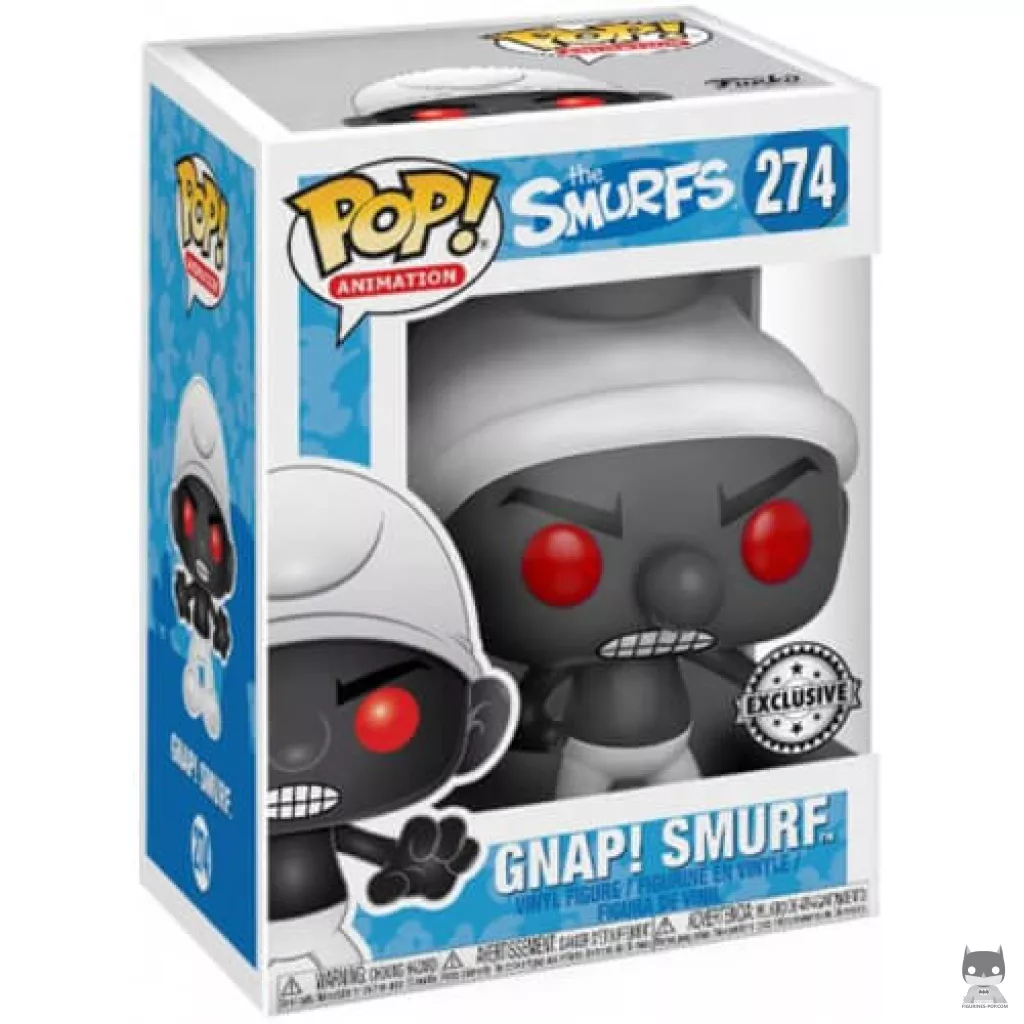 GNAP! Smurf (black) Funko Pop! figure in its box