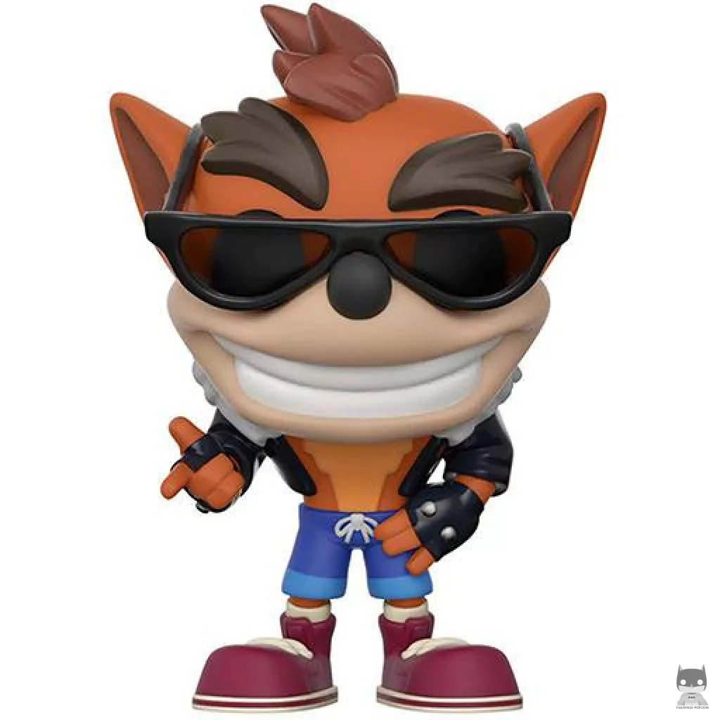 Crash Bandicoot in Biker Outfit Funko Pop! figure (Crash Bandicoot)