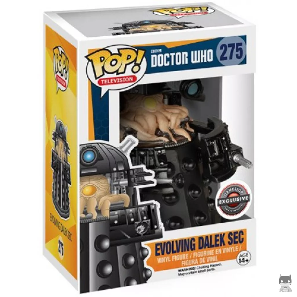 Evolving Dalek Sec Funko Pop! figure in its box