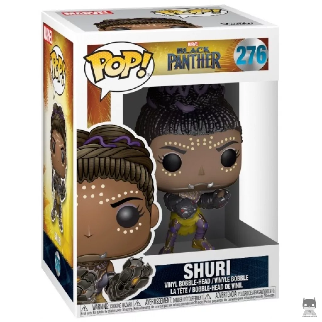 Shuri Funko Pop! figure in its box