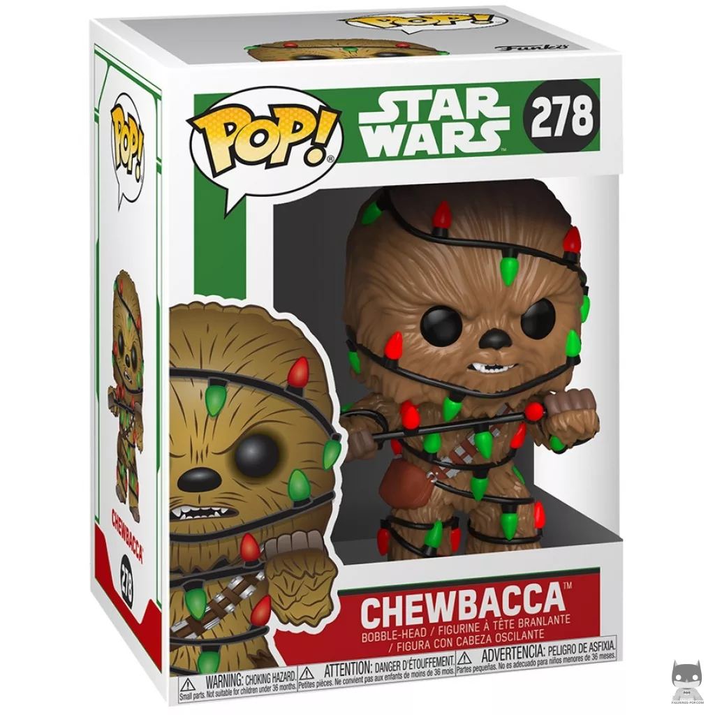Chewbacca with Lights Funko Pop! figure in its box