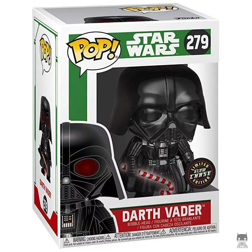 Darth Vader with Candy Cane Funko Pop! figure in its box