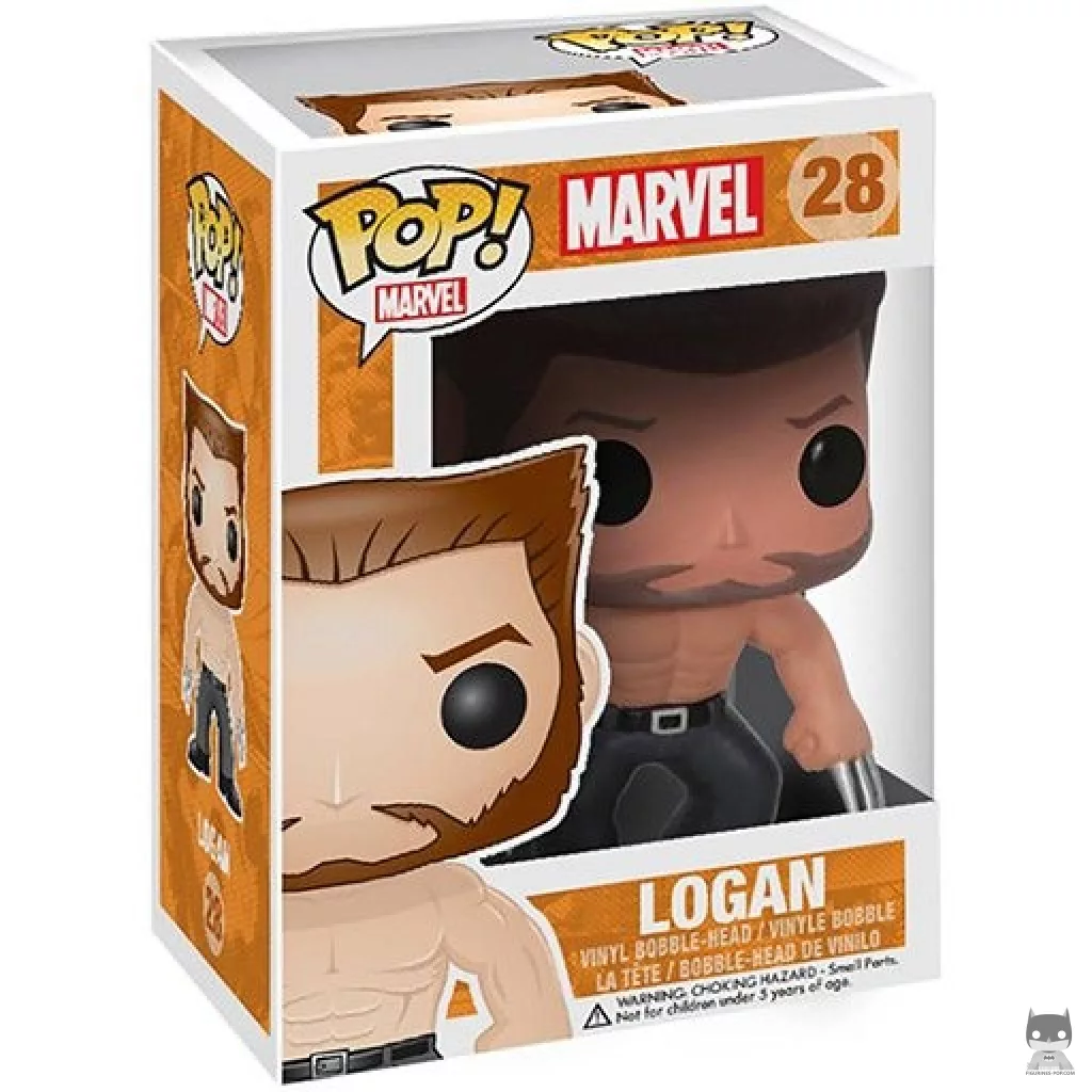Logan Funko Pop! figure in its box