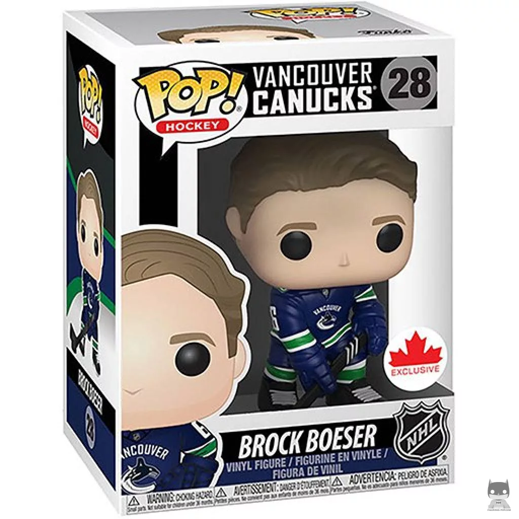 Brock Boeser Funko Pop! figure in its box