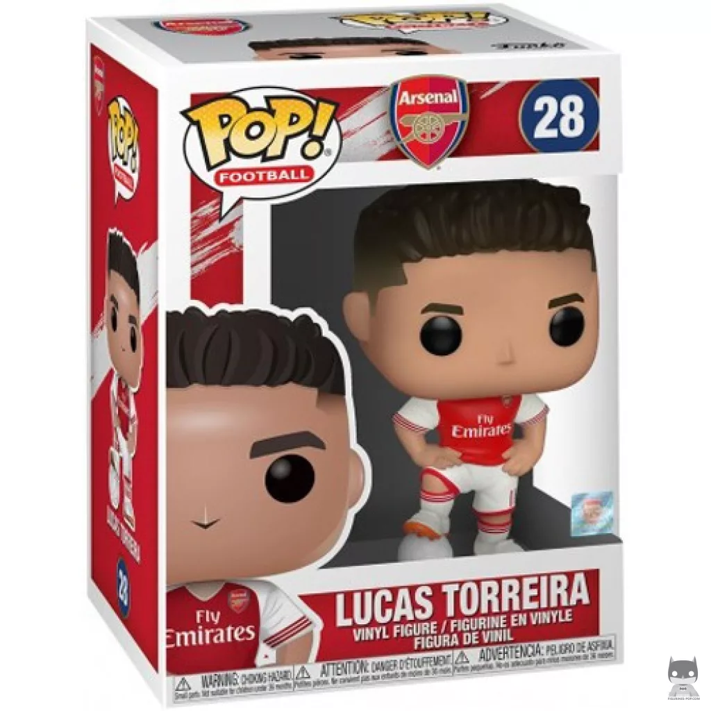 Lucas Torreira (Arsenal) Funko Pop! figure in its box