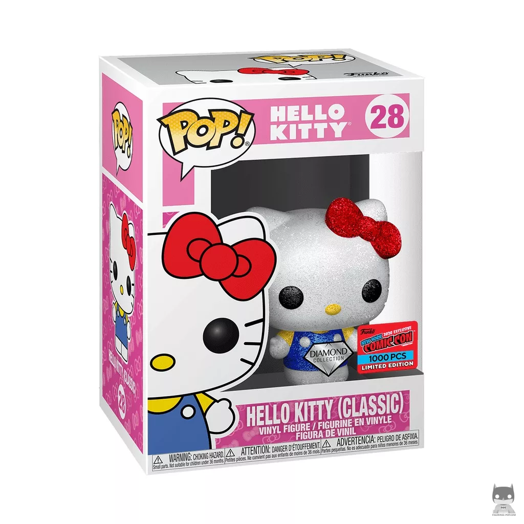Hello Kitty Classic (Diamond Glitter) Funko Pop! figure in its box