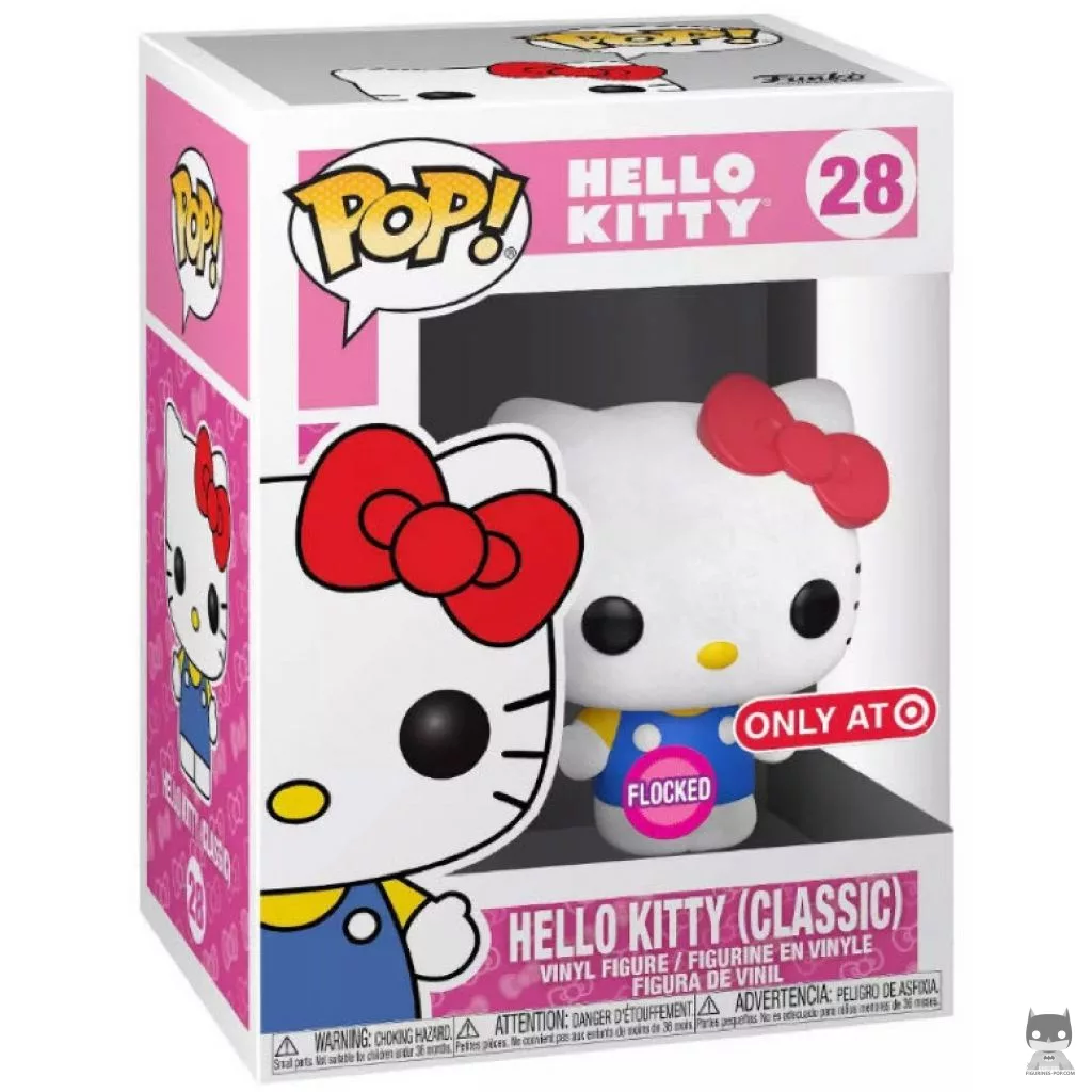 Hello Kitty Classic (Flocked) Funko Pop! figure in its box
