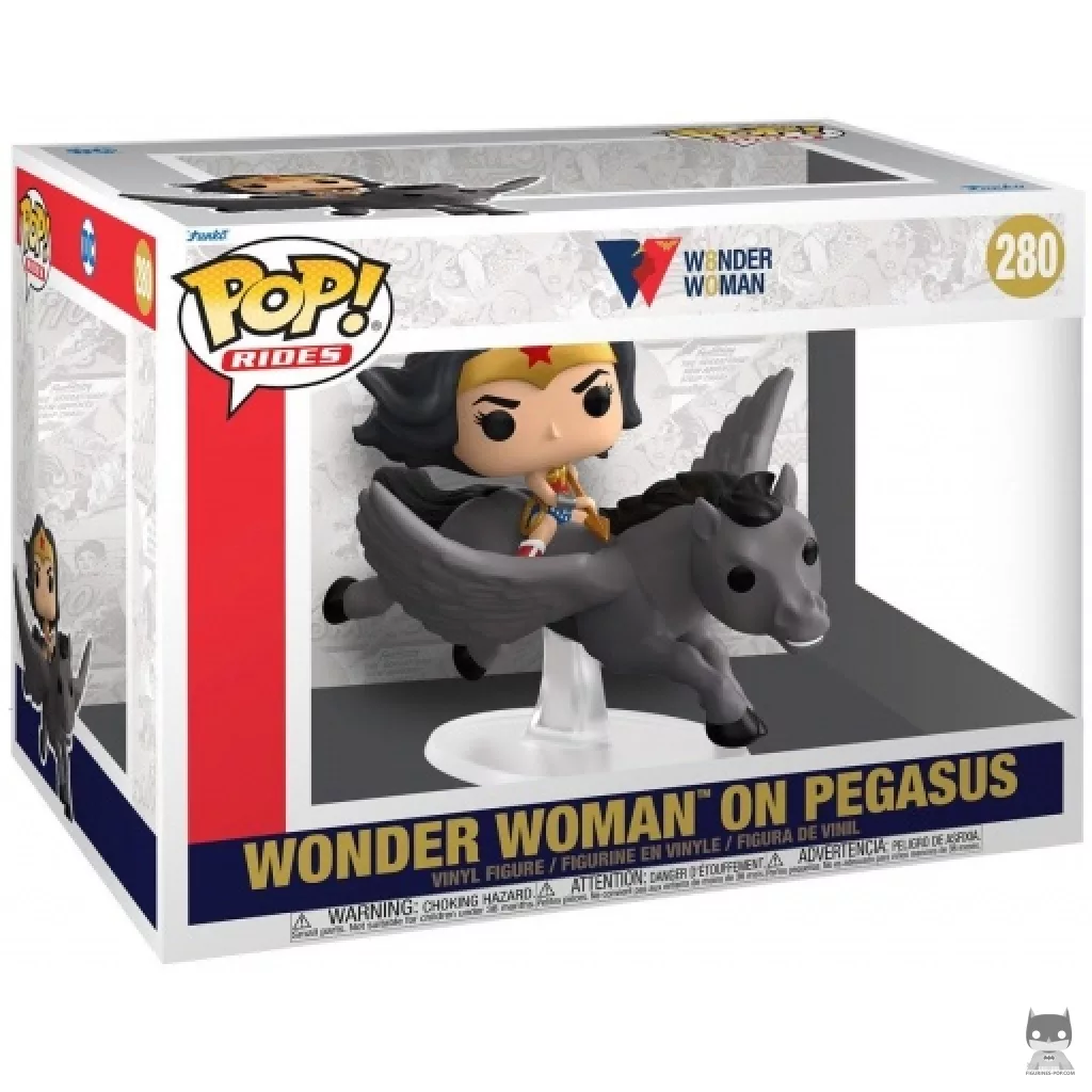 Wonder Woman on Pegasus Funko Pop! figure in its box