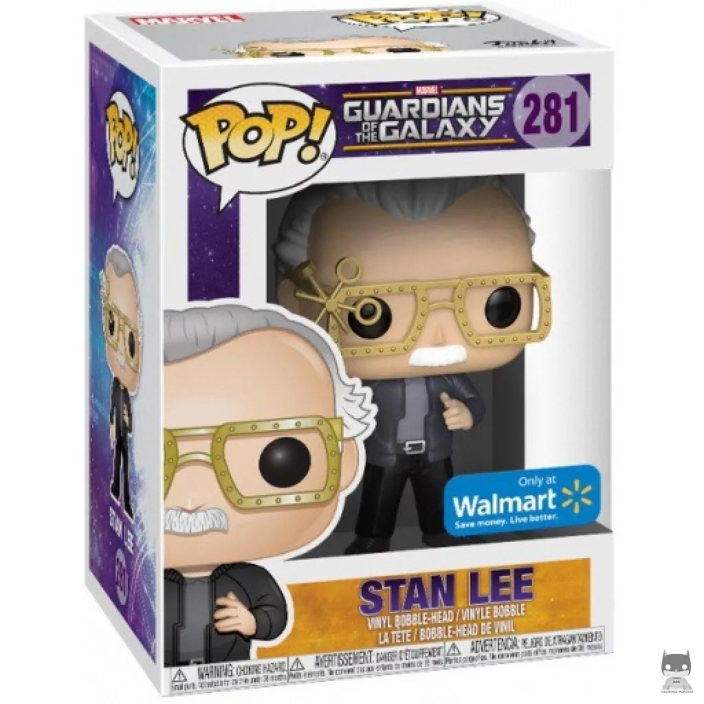 Stan Lee (Futuristic Glasses) Funko Pop! figure in its box