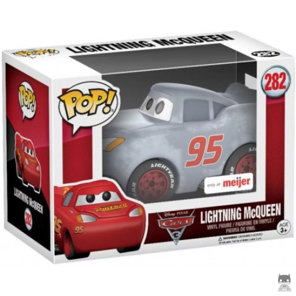 Lightning McQueen (Grey) Funko Pop! figure in its box