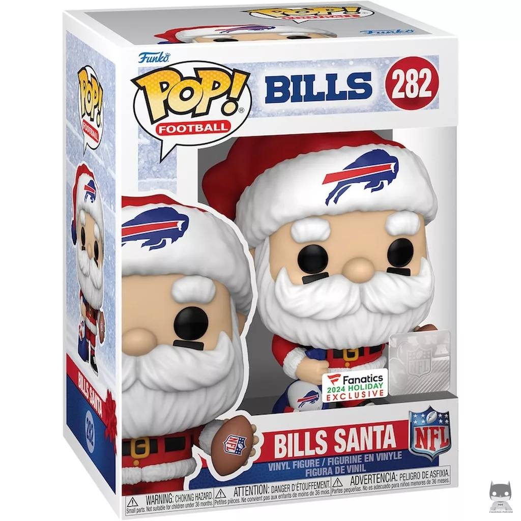 Bills Santa Funko Pop! figure in its box
