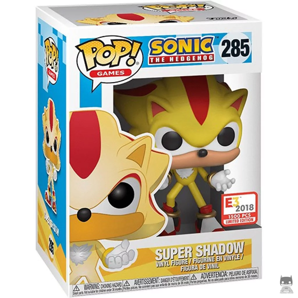 Super Shadow Funko Pop! figure in its box