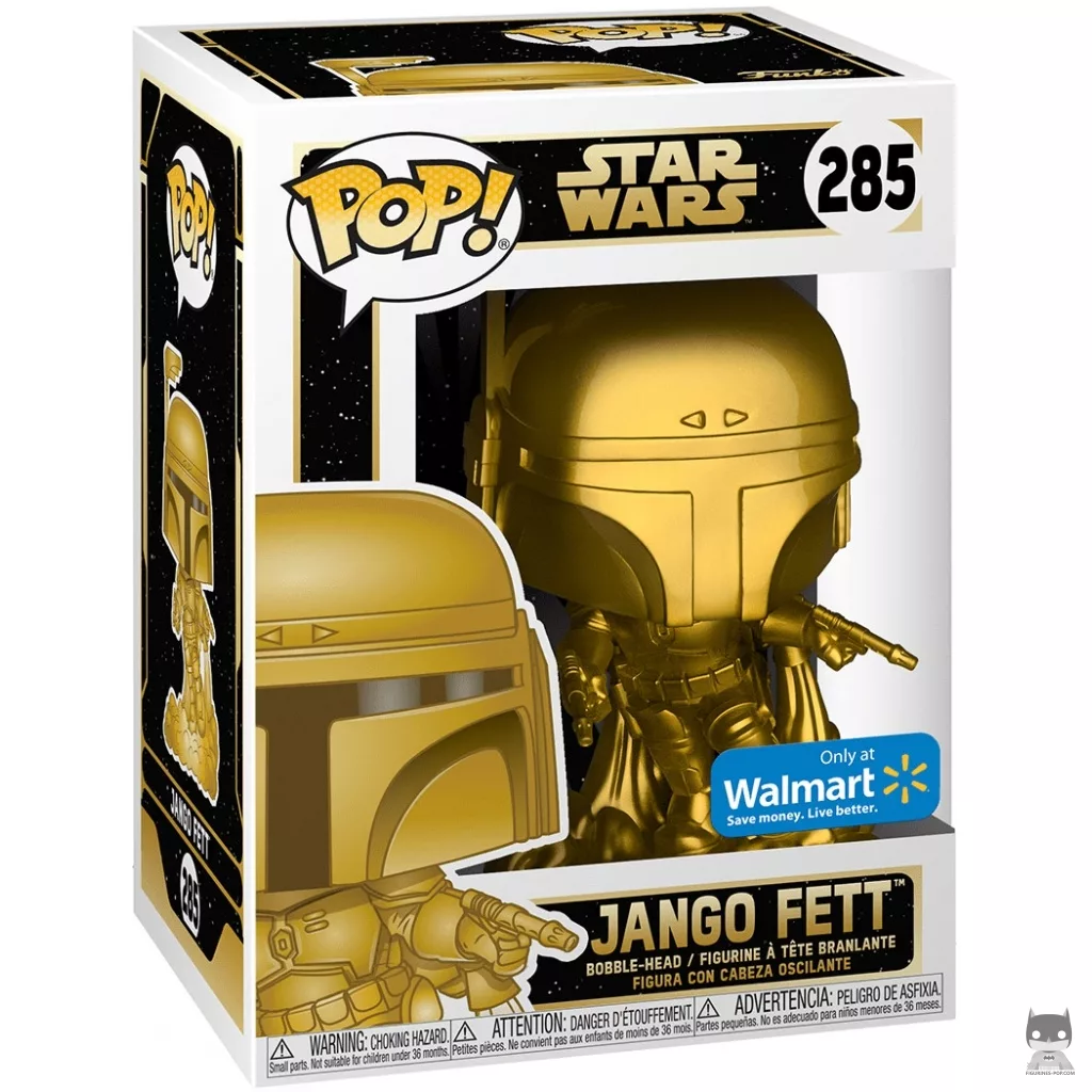 Jango Fett (Gold) Funko Pop! figure in its box