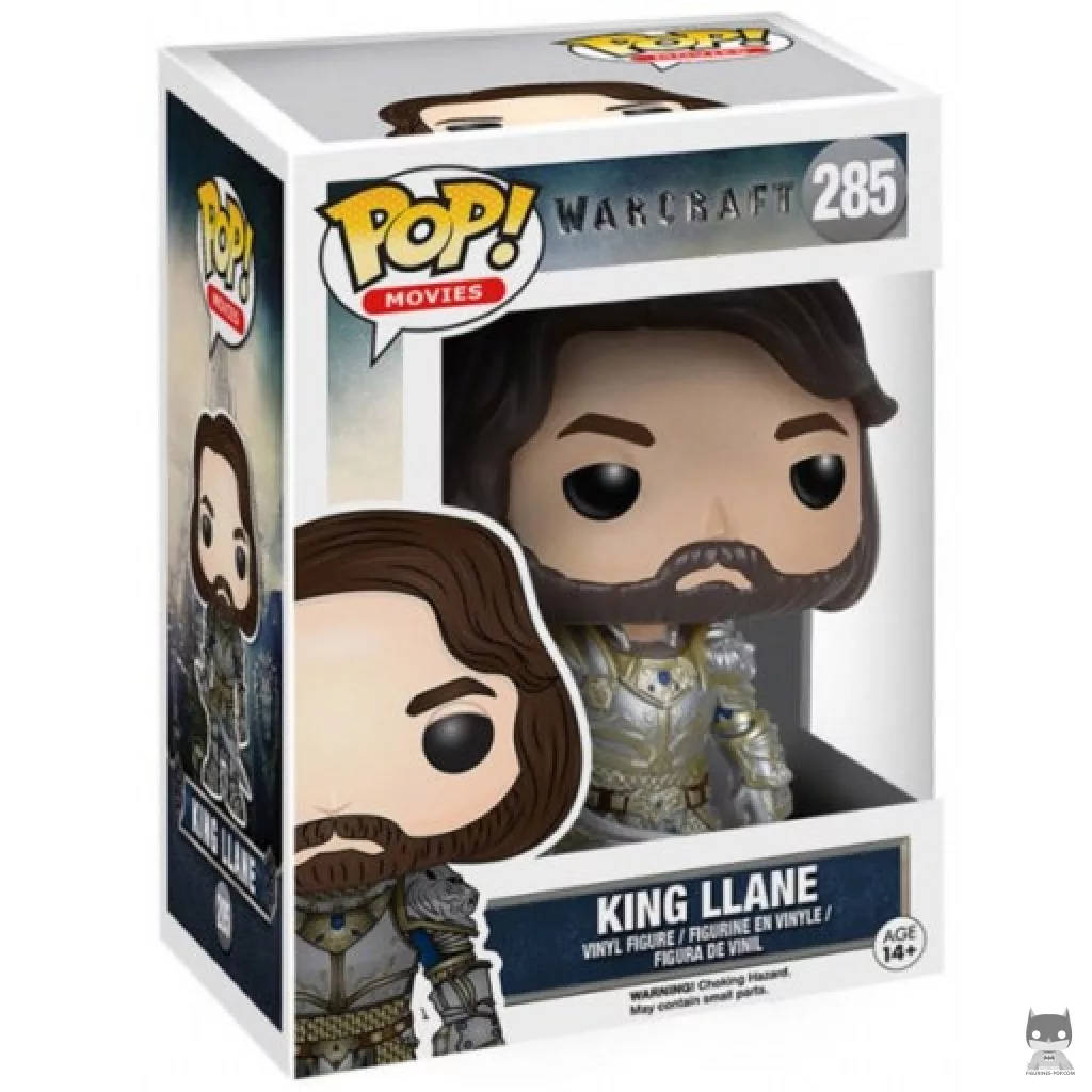 King Llane Funko Pop! figure in its box