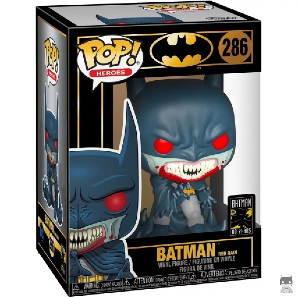 Red Rain Batman (Count Dracula) Funko Pop! figure in its box