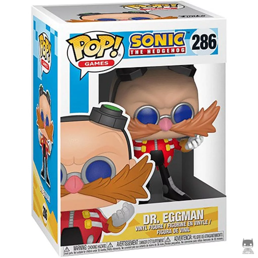 Dr. Eggman Funko Pop! figure in its box