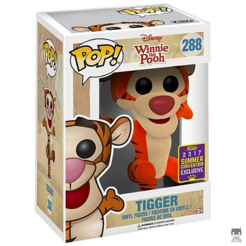 Tigger Bouncing (Flocked) Funko Pop! figure in its box