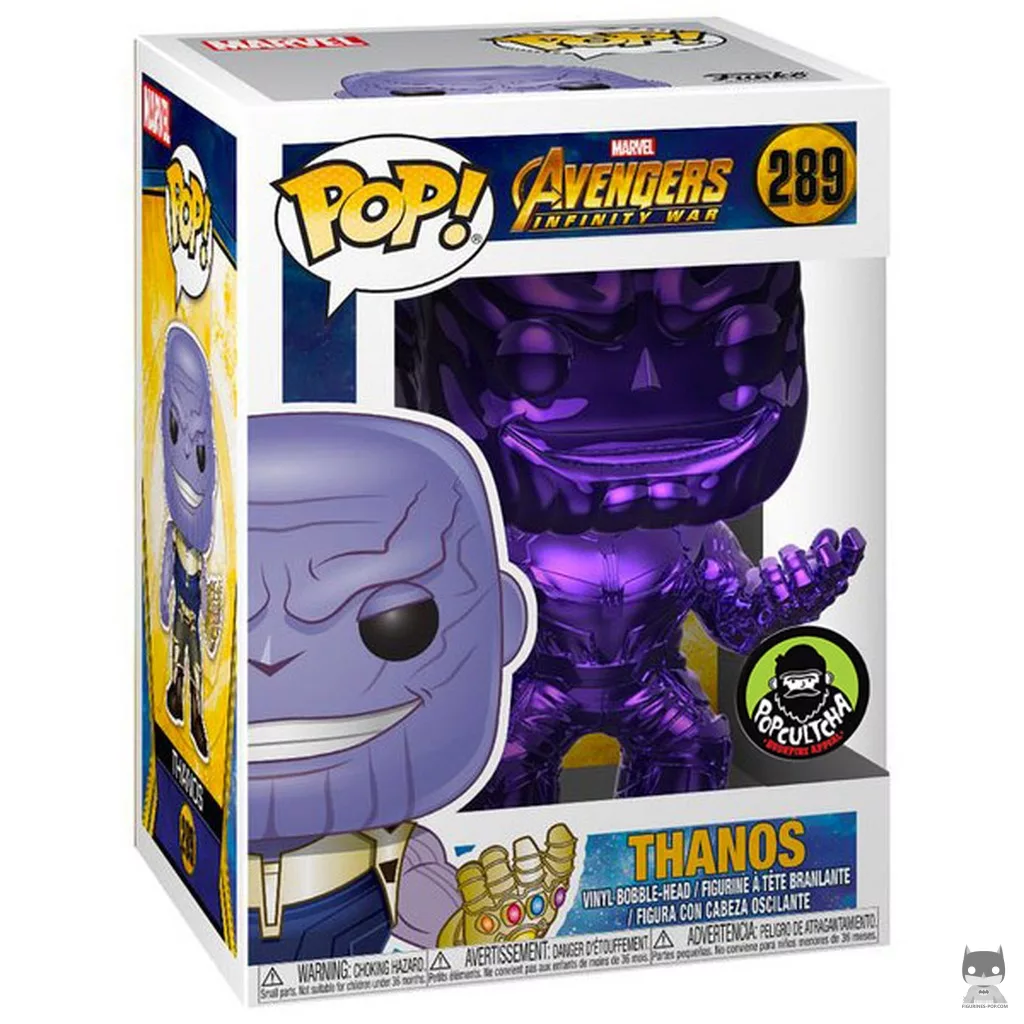 Thanos Funko Pop! figure in its box