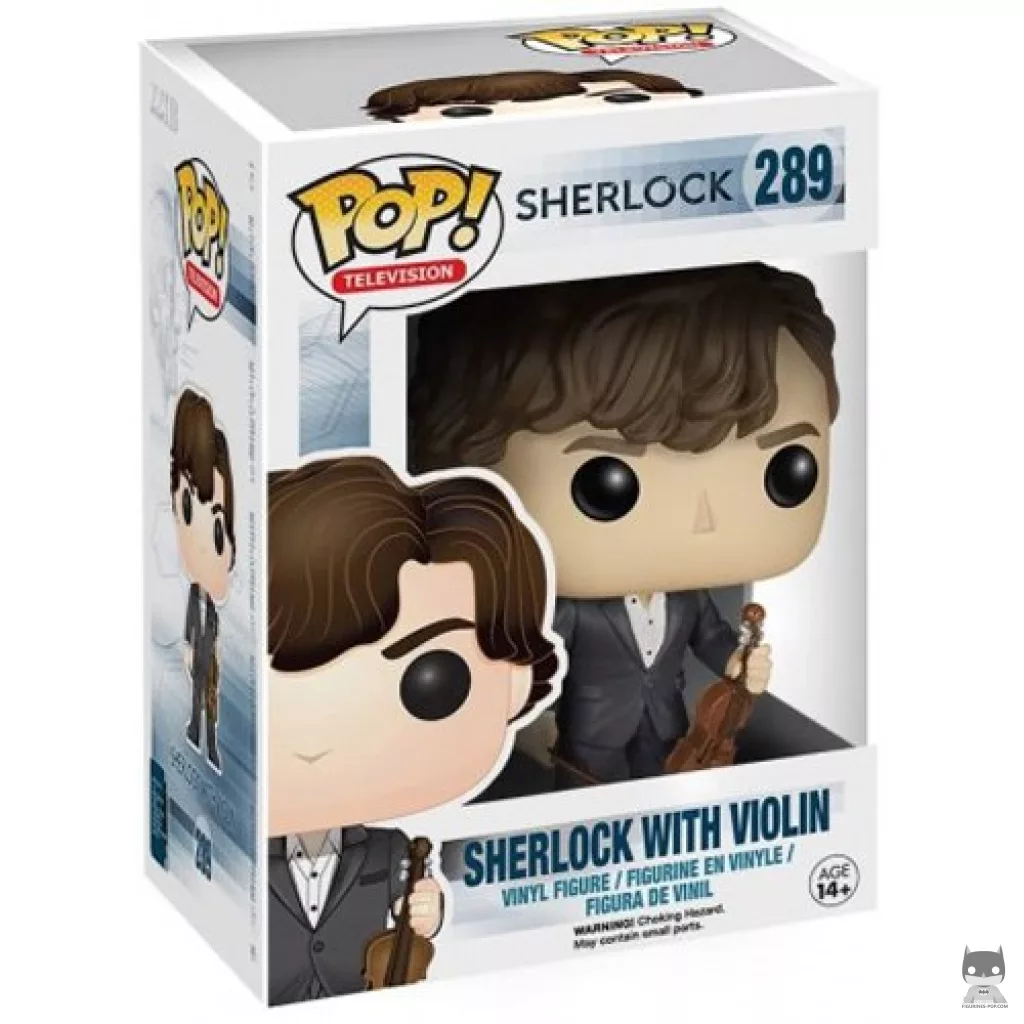 Sherlock Holmes (with Violin) Funko Pop! figure in its box