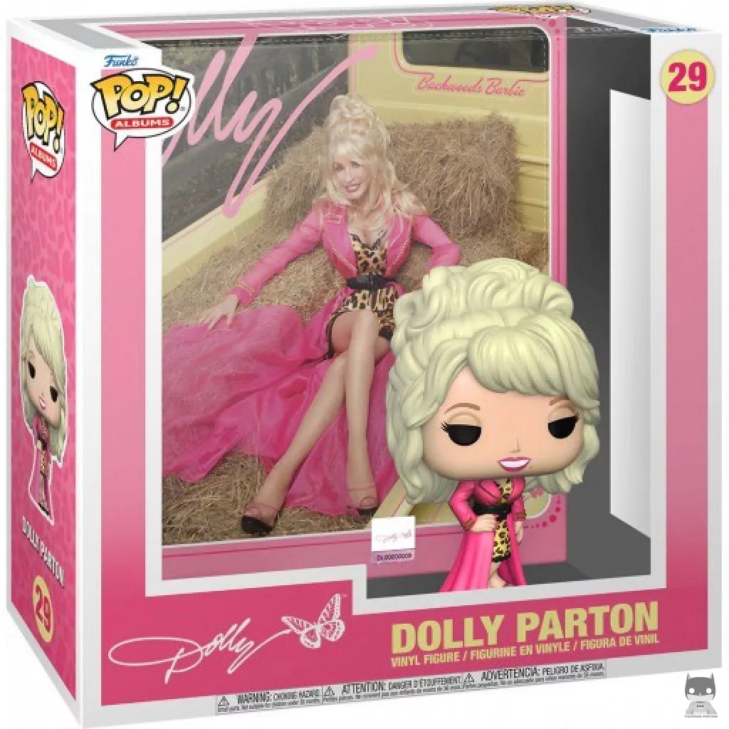 Dolly Parton Funko Pop! figure in its box