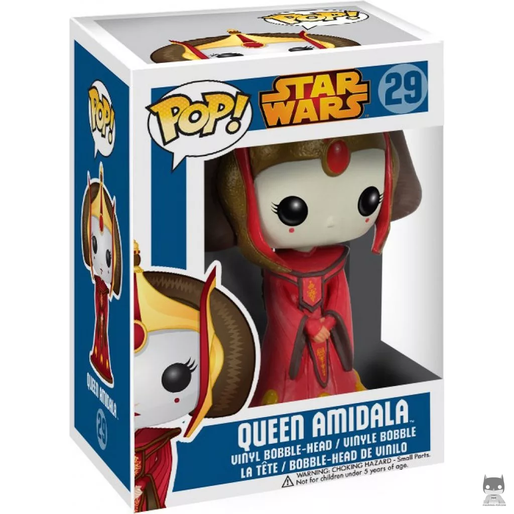 Queen Amidala Funko Pop! figure in its box