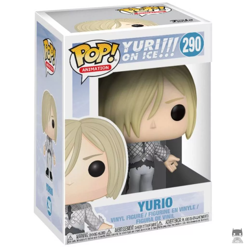 Yurio Plisetsky with Skates Funko Pop! figure in its box