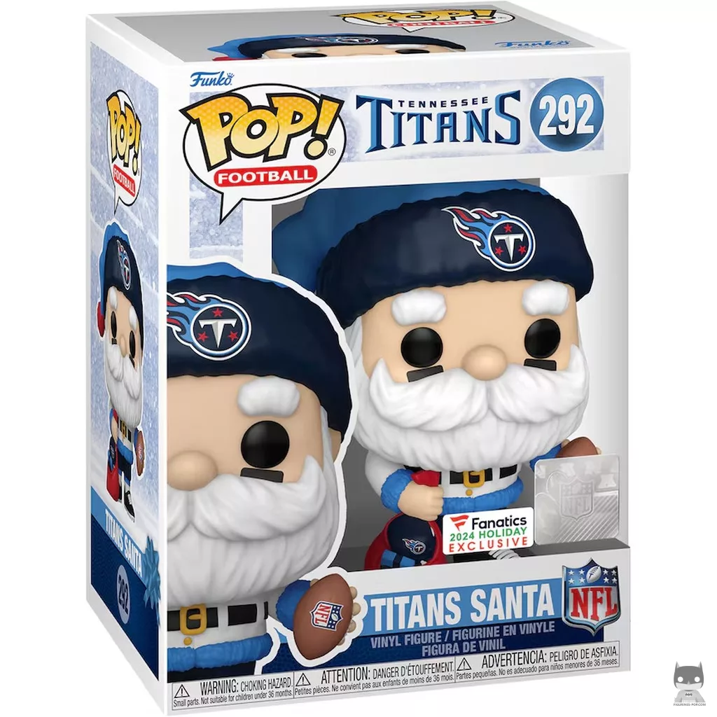 Titans Santa Funko Pop! figure in its box